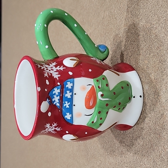 Pier 1 Imports Large Snowman Mug!!! - Picture 1 of 9